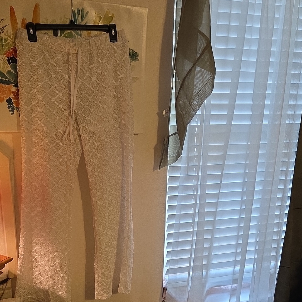 No Boundaries Cream Lace Pants